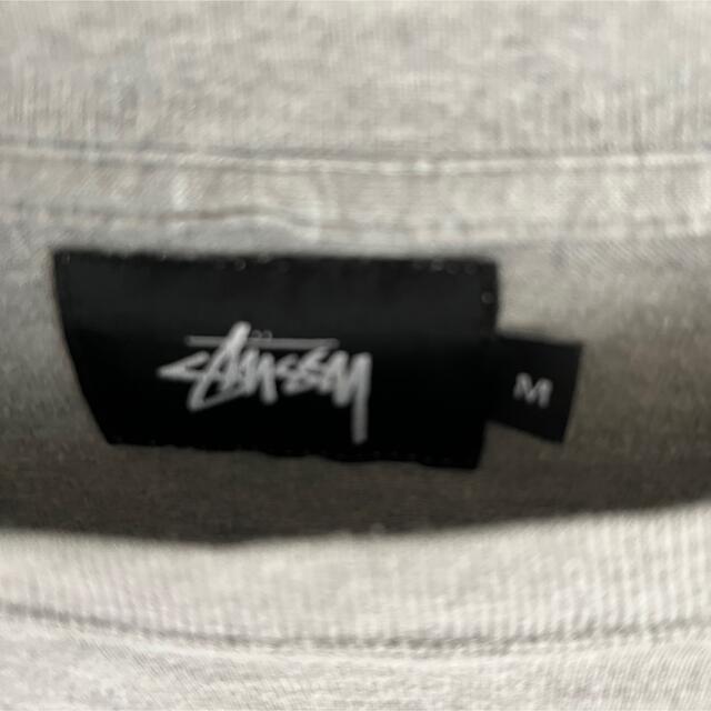 STUSSY(ステューシー)のSTUSSY  日本製　90's 袖プリントロゴ　長袖Tシャツ　カットソー メンズのトップス(Tシャツ/カットソー(七分/長袖))の商品写真