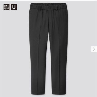 ユニクロ(UNIQLO)のUNIQLO ユニクロ ワイドフィットテーパードパンツ 黒(スラックス)