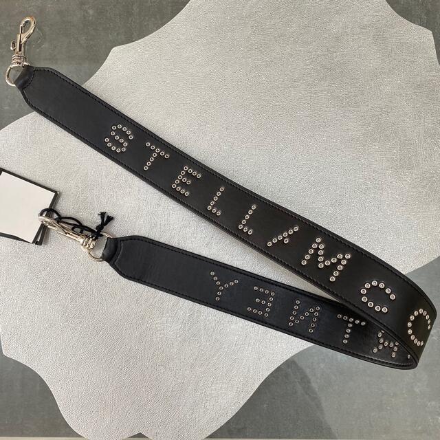 Stella McCartney - ラスト1【新品】STELLA McCARTNEY ロゴ ショルダーストラップ 黒の通販 by mashe