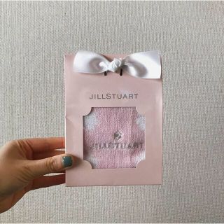 ジルスチュアート(JILLSTUART)のJILLSTUART ハンドタオル ピンク(ハンカチ)