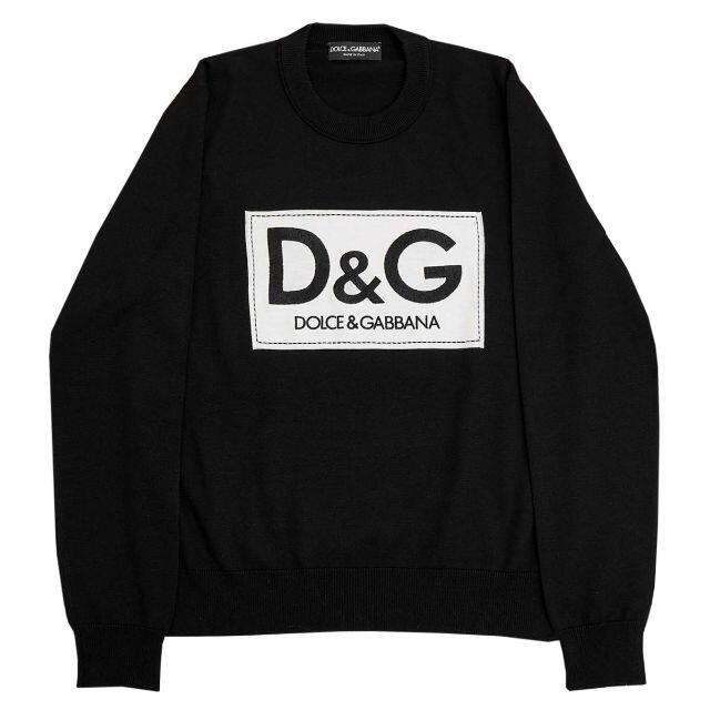 DOLCE&GABBANA(ドルチェアンドガッバーナ)のDOLCE&GABBANA セーター GX514Z JBVE2 BLACK メンズのトップス(ニット/セーター)の商品写真