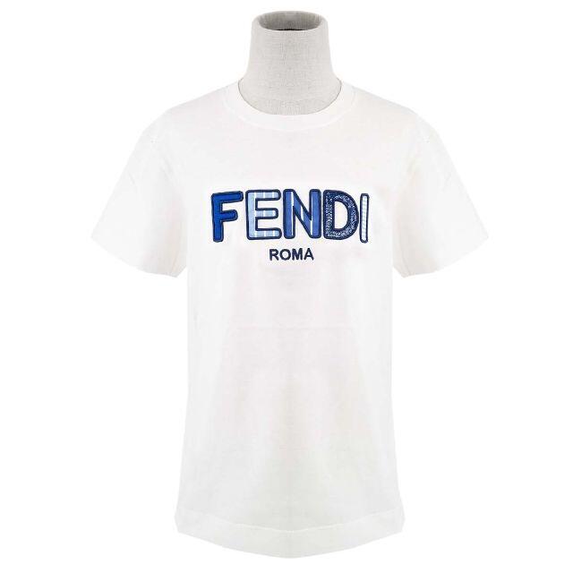 FENDI(フェンディ)のFENDI 半袖Tシャツ JFI252 キッズ ホワイト size10a キッズ/ベビー/マタニティのキッズ服女の子用(90cm~)(Tシャツ/カットソー)の商品写真