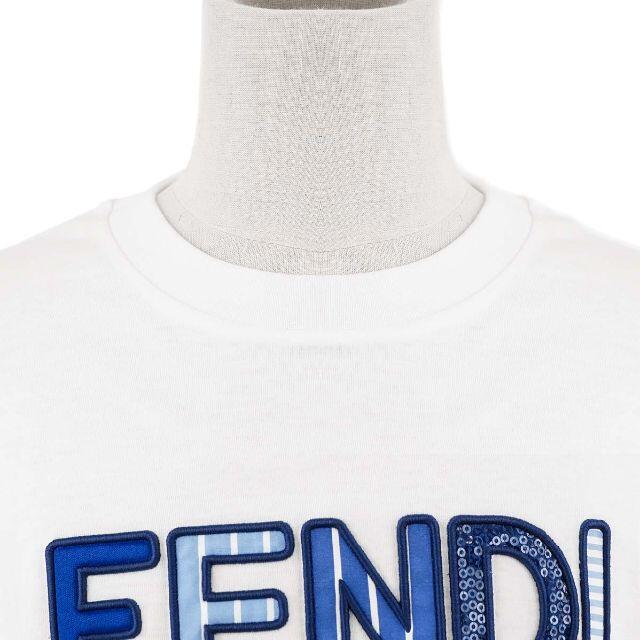 FENDI(フェンディ)のFENDI 半袖Tシャツ JFI252 キッズ ホワイト size10a キッズ/ベビー/マタニティのキッズ服女の子用(90cm~)(Tシャツ/カットソー)の商品写真