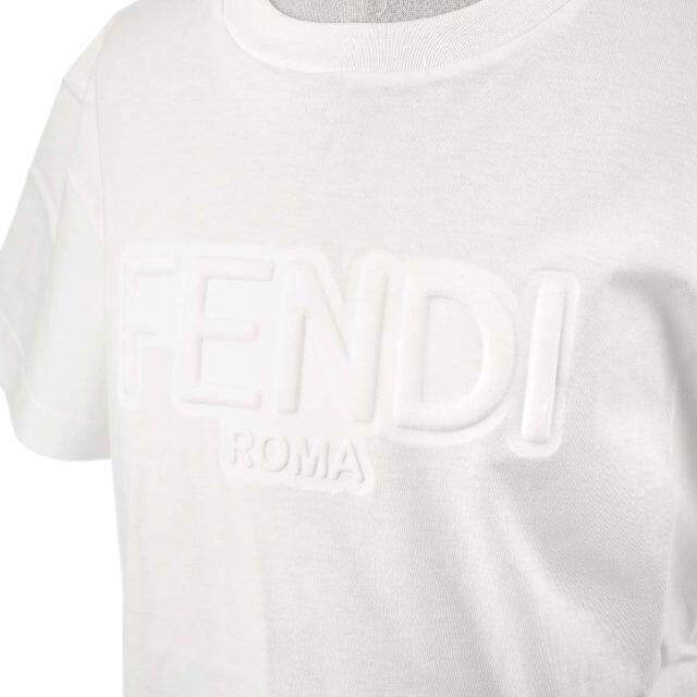 FENDI(フェンディ)のFENDI 半袖Tシャツ JUI031 キッズ ホワイト size10a キッズ/ベビー/マタニティのキッズ服女の子用(90cm~)(Tシャツ/カットソー)の商品写真