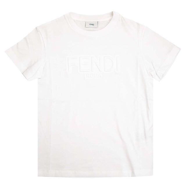 FENDI(フェンディ)のFENDI 半袖Tシャツ JUI031 キッズ ホワイト size10a キッズ/ベビー/マタニティのキッズ服女の子用(90cm~)(Tシャツ/カットソー)の商品写真