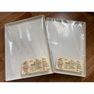 ムジルシリョウヒン(MUJI (無印良品))の☆新品未使用品☆ 無印良品A４脚付トレー　２SET(その他)