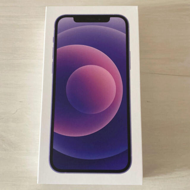 好評 パープル 64GB 12 iPhone - iPhone au 未使用 アップル