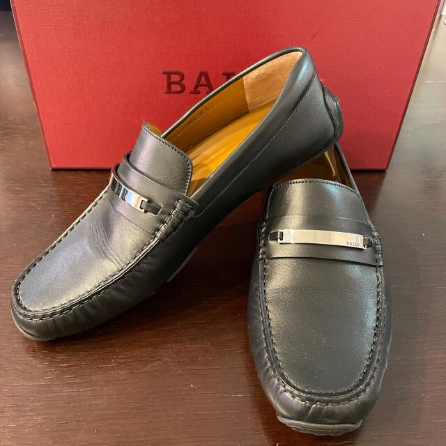 Bally(バリー)のBally ドライバーシューズ　black calf us8.5 eu7.5 メンズの靴/シューズ(スリッポン/モカシン)の商品写真