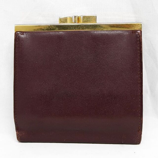 Cartier カルティエ マストライン カーフスキン ガマ口財布