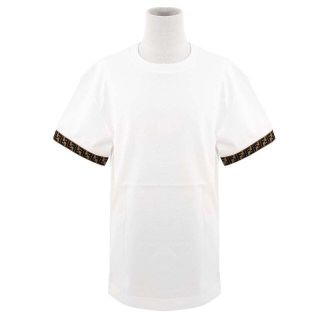 FENDI 90s'フェンディ コットン  Tシャツ　1925 ローマ　イタリア