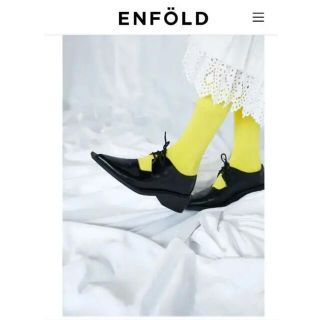 ENFOLD - ENFOLD ポインテッドトゥシューズ 36の通販 by
