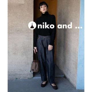 ニコアンド(niko and...)のNiko and… テーパードアンクルデニムパンツ 20AW(デニム/ジーンズ)