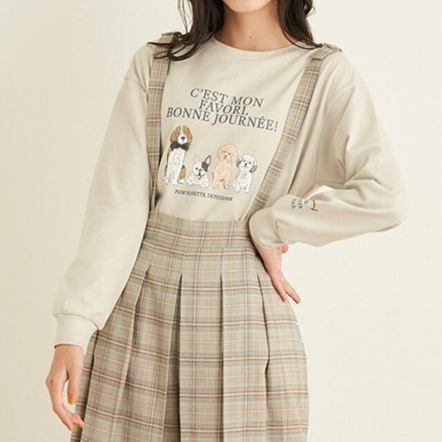 pom ponette(ポンポネット)のポンポネット新品新作タグ付きアソートアニマルロングTシャツ160 キッズ/ベビー/マタニティのキッズ服女の子用(90cm~)(Tシャツ/カットソー)の商品写真