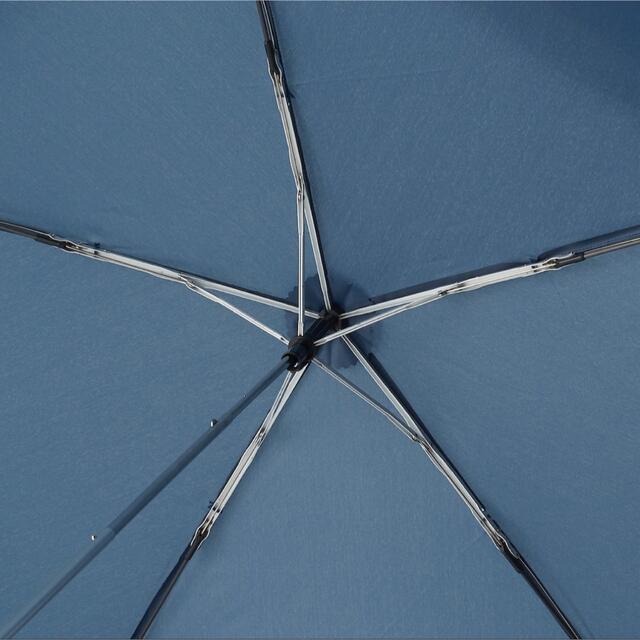 MUJI (無印良品)(ムジルシリョウヒン)の無印良品　折りたたみ傘　ネイビー メンズのファッション小物(傘)の商品写真
