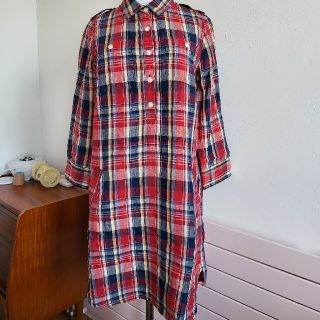 ユナイテッドアローズグリーンレーベルリラクシング(UNITED ARROWS green label relaxing)のグリーンレーベルリラクシング チェックシャツワンピース(ひざ丈ワンピース)