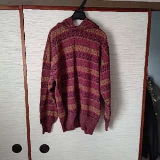 ミッソーニ(MISSONI)の定価25万 MISSONI UOMO ニットパーカー Lサイズ(ニット/セーター)