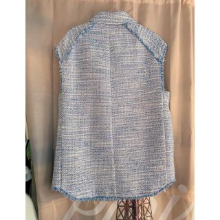 新品タグ付き　ZARA ツイード風ベスト　ｓ