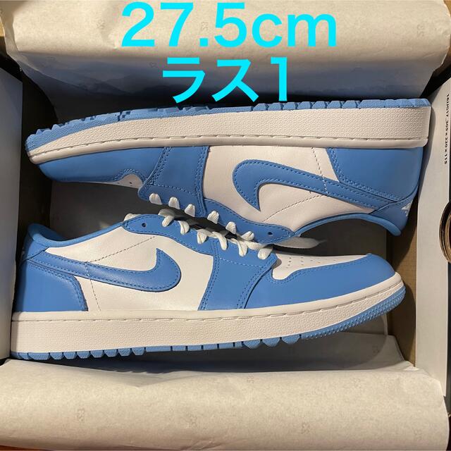 NIKE - 27.5 エアジョーダン1 ゴルフ AIR JORDAN 1 UNC BLUEの通販 by kayo~~'s shop｜ナイキならラクマ