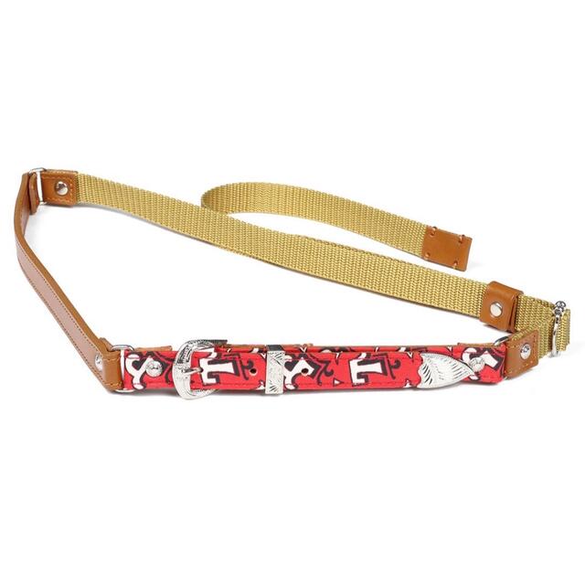 新品未使用 TOGA VIRILIS Leather Nylon Belt - ベルト
