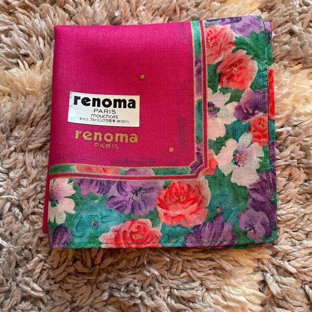 RENOMA(レノマ)の新品、未使用　renomaハンカチ レディースのファッション小物(ハンカチ)の商品写真