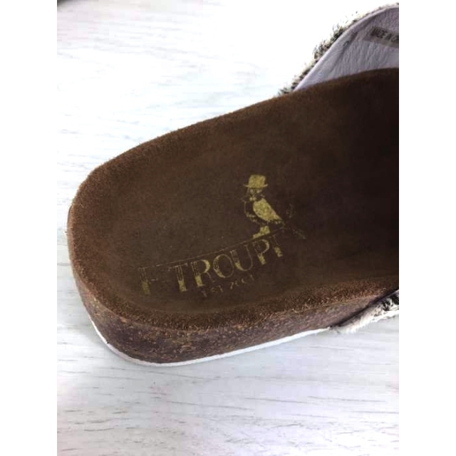 F-TROUPE(エフトゥループ)のF-TROUPE(エフトゥループ) ゼブラ柄リボンサンダル レディース シューズ レディースの靴/シューズ(サンダル)の商品写真