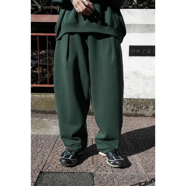 UNIVERSAL PRODUCTS YAAH WIDE SWEAT PANTS 素晴らしい外見