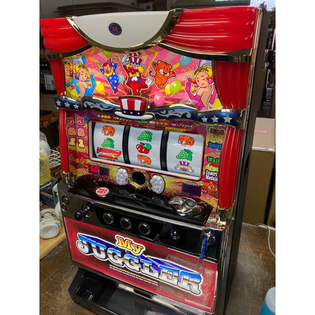 実機 税込 北電子 マイジャグラーIV/KE (4) ◇コイン不要機付
