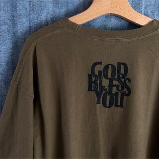 GOD BLESS YOU ゴッドブレスユー　刺繍ロゴ　半袖　Tシャツ(Tシャツ/カットソー(半袖/袖なし))