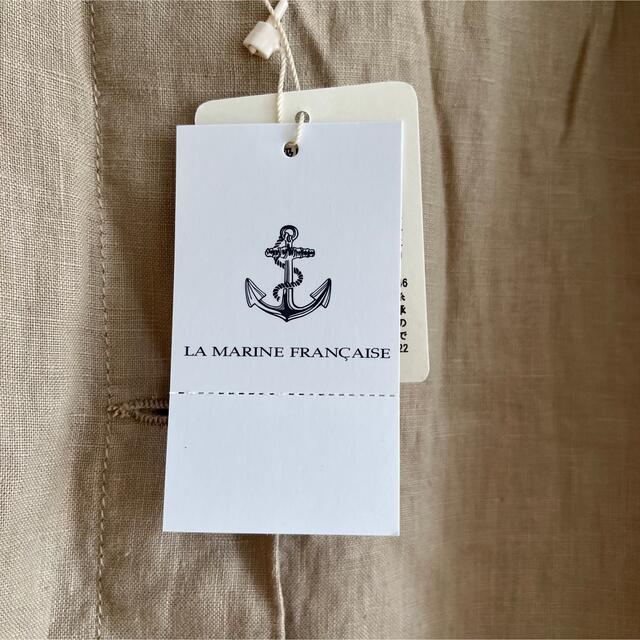 LA MARINE FRANCAISE(マリンフランセーズ)の【タグ付き新品】LA MARINE FRANCAISE リネン ロングコート レディースのジャケット/アウター(ロングコート)の商品写真