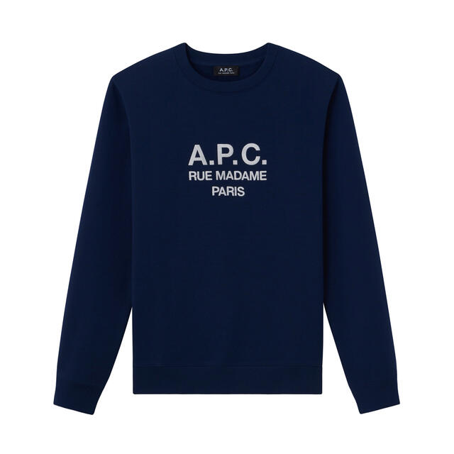 A.P.C. Rufus スウェット　M 新品　ネイビー　APC 刺繍ロゴ
