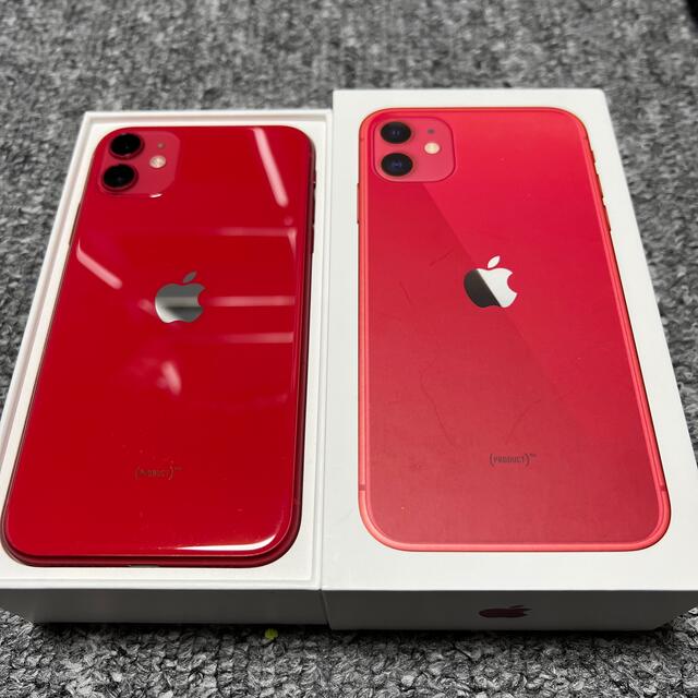 日本未入荷 【美品】iPhone11 red 128GB simフリー スマートフォン本体