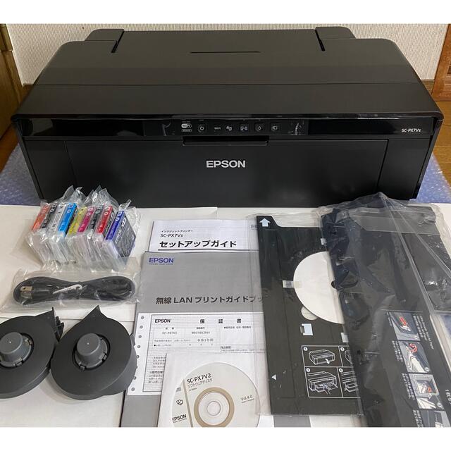 EPSON(エプソン)のエプソン プリンター A3ノビ インクジェット SC-PX7V2  スマホ/家電/カメラのPC/タブレット(PC周辺機器)の商品写真