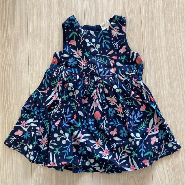 H&M(エイチアンドエム)の【H&M】女の子ワンピース 70サイズ キッズ/ベビー/マタニティのベビー服(~85cm)(ワンピース)の商品写真