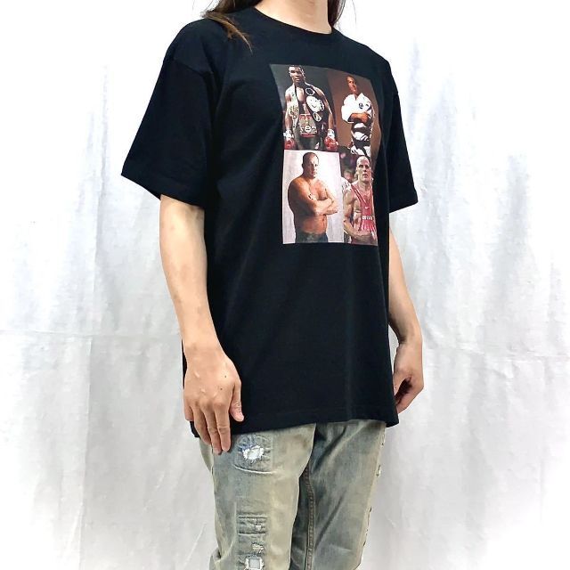 【ビッグ プリント Tシャツ】新品 格闘 ファン ストリート ファッション