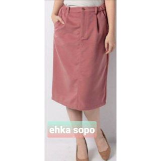 エヘカソポ(ehka sopo)の新品未使用 ehka sopoスカート Mサイズ(ひざ丈スカート)