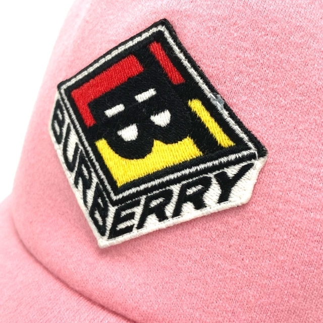 バーバリー キューブロゴ TB刺繍 メッシュ 帽子 ファッション小物