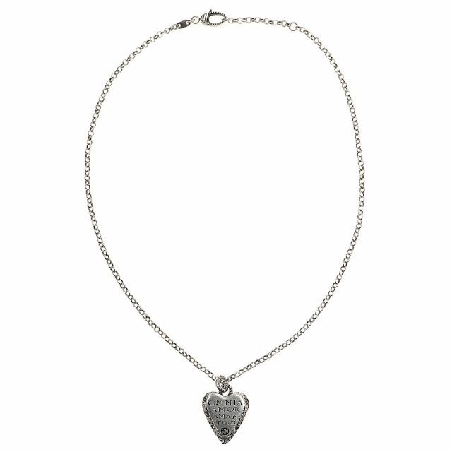 GUCCI - グッチ【GUCCI】エングレービング ハート シルバー GUCCI - グッチ【GUCCI】エングレービング ハート シルバー