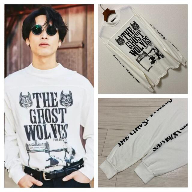 青山限定◆ヒステリックグラマー THE GHOST WOLVES◆ロングTシャツ