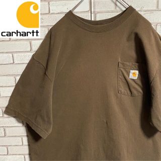 カーハート(carhartt)の90s 古着 カーハート ロゴタグ ポケットT ビッグシルエット ゆるだぼ(Tシャツ/カットソー(半袖/袖なし))