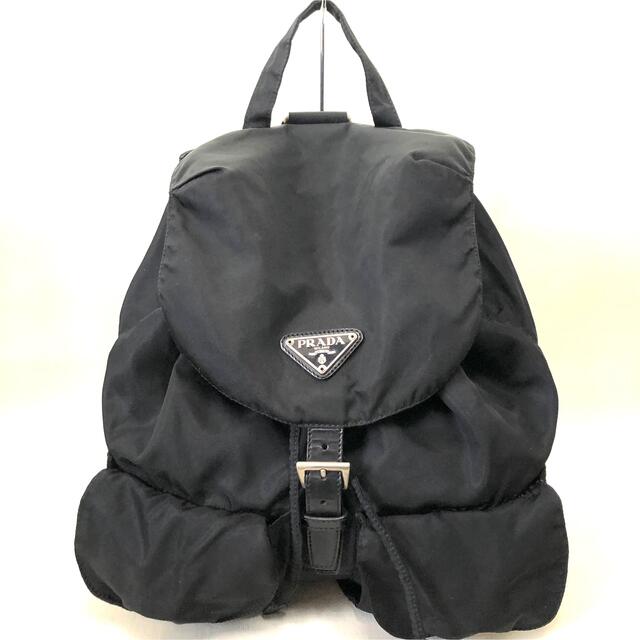PRADA プラダ ナイロン リュック バッグパック ブラック 白タグ