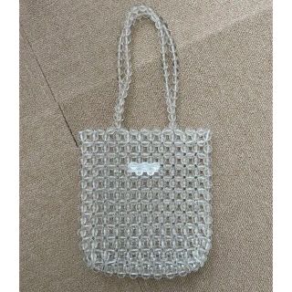 マウジー(moussy)のMOUSSY F／PEARL HANDLE バッグ　ビーズバッグ(ハンドバッグ)