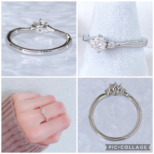 4℃(ヨンドシー)の✨超美品✨ 鑑定書 4℃ Pt995 ダイヤ 0.254ct リング 指輪 レディースのアクセサリー(リング(指輪))の商品写真