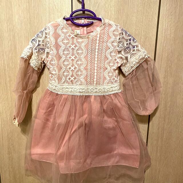 ドレス　ワンピース　キッズ キッズ/ベビー/マタニティのキッズ服女の子用(90cm~)(ドレス/フォーマル)の商品写真