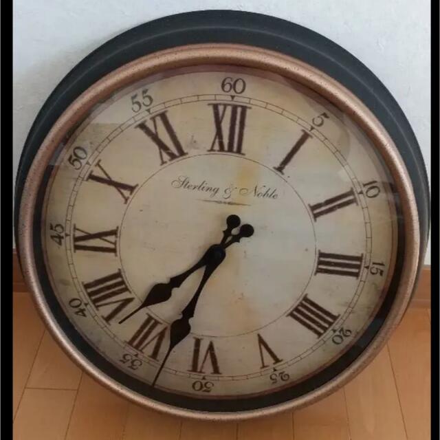 【アンティーク】大型時計 大型 掛け時計 時計 丸型時計
