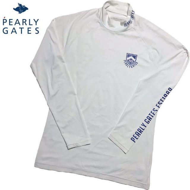 PEARLY GATES(パーリーゲイツ)のPEARLYGATES モックネック 長袖 Tシャツ カットソー インナー スポーツ/アウトドアのゴルフ(ウエア)の商品写真