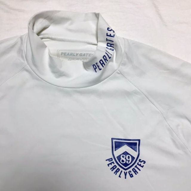 PEARLY GATES(パーリーゲイツ)のPEARLYGATES モックネック 長袖 Tシャツ カットソー インナー スポーツ/アウトドアのゴルフ(ウエア)の商品写真