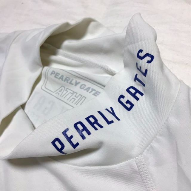 PEARLY GATES(パーリーゲイツ)のPEARLYGATES モックネック 長袖 Tシャツ カットソー インナー スポーツ/アウトドアのゴルフ(ウエア)の商品写真