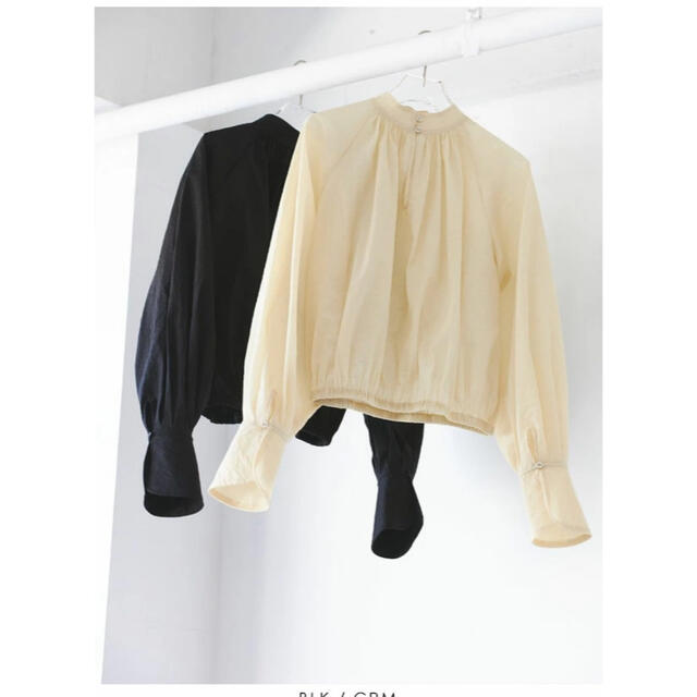 TODAYFUL(トゥデイフル)の【新品未使用、タグ付き】todayful Sheer Gather Blouse レディースのトップス(シャツ/ブラウス(長袖/七分))の商品写真