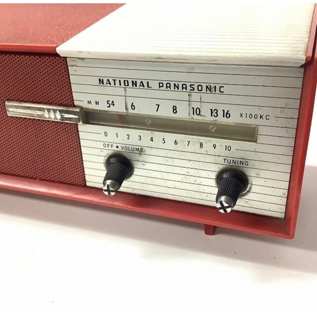 1963年製 ナショナル 6石トランジスターラジオ R-8型 パナペット レトロ