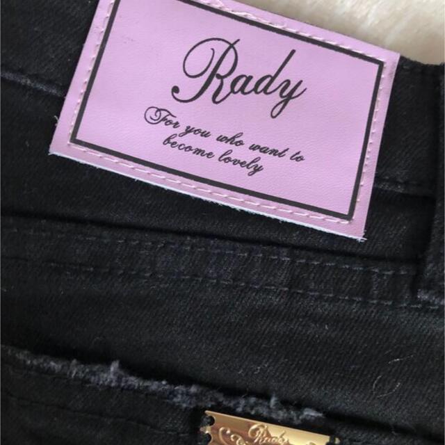 Rady(レディー)のRady デニム　ブラック レディースのパンツ(デニム/ジーンズ)の商品写真